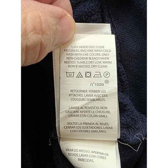 Polo Ralph Lauren Boy's Blue Full Zip 2 Pocket Hoodie Jacket. Size 14/16 - Picture 9 of 10